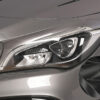 Paupières de phares avants (la paire) pour Mercedes Benz CLA X117 C117 toutes carrosseries (01/2013-2018) - Fabriqué en ABS glossy (Noir brillant)
