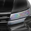 Paupières de phares avants (la paire) pour VW Tiguan II / Tiguan Allspace toutes carrosseries (depuis 2016) - Fabriqué en ABS glossy (Noir brillant)