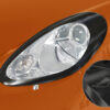 Paupières de phares avants (la paire) pour Porsche Boxster 987 / Cayman 987 facelift (02/2009-2012) - Fabriqué en ABS glossy (Noir brillant)