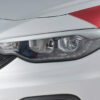 Paupières de phares avants (la paire) pour Fiat Tipo (Typ 356) toutes carrosseries (depuis 2015) - Fabriqué en ABS (à peindre)