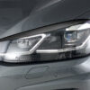Paupières de phares avants (la paire) pour VW Golf 7 toutes carrosseries (04/2017-2021) - Fabriqué en ABS (à peindre)