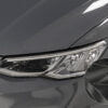 Paupières de phares avants (la paire) pour VW Golf 8 (CD) toutes carrosseries (depuis 12/2019) - Fabriqué en ABS glossy (Noir brillant)