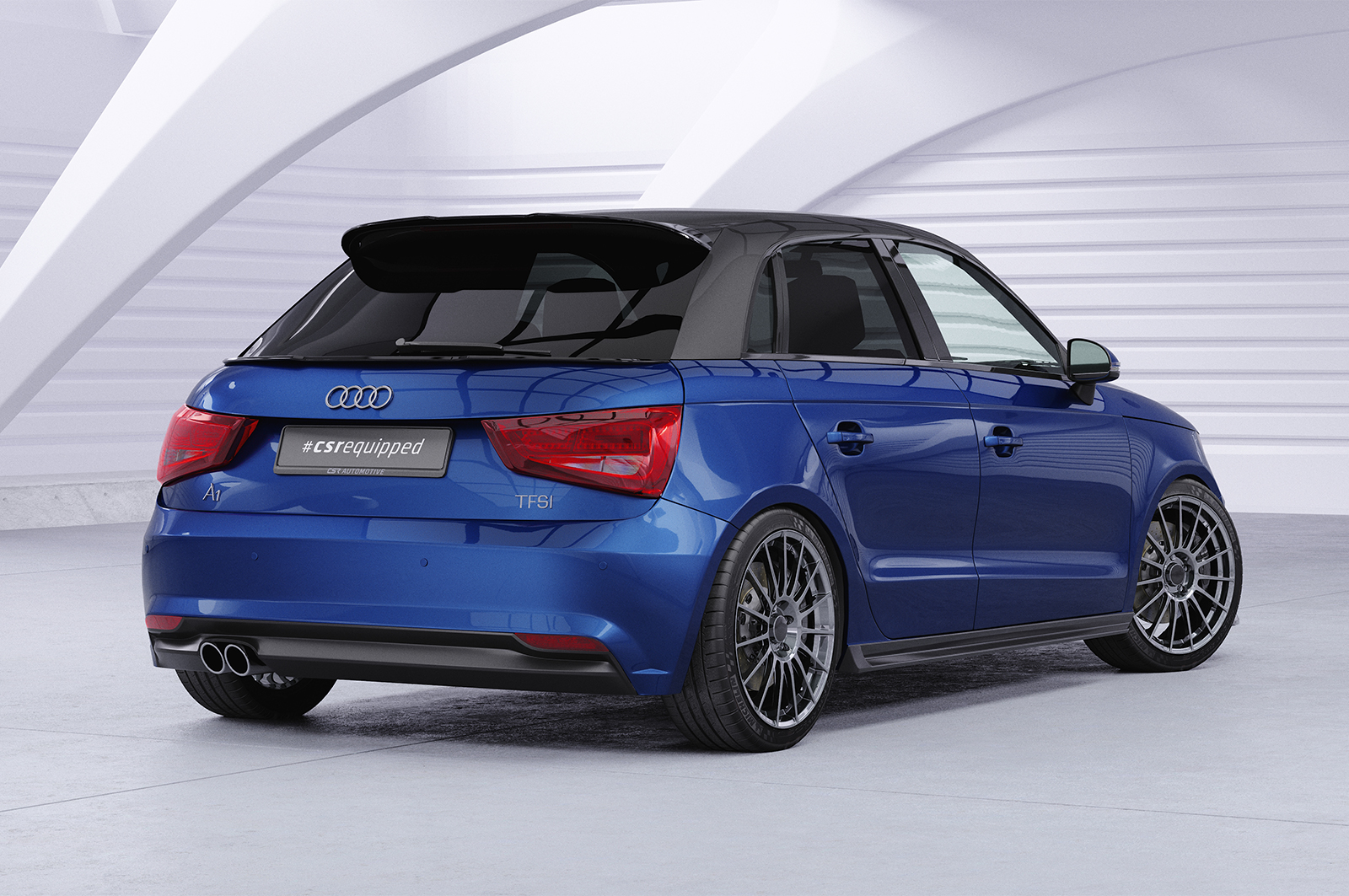 Bas de caisse (la paire) pour Audi A1 8X toutes carrosseries (2010-2018) - Fabriqué en ABS (6 finitions au choix)