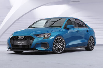 Bas de caisse (la paire) pour Audi A3 (8Y) berline / Sportback / finition de base et advanced (depuis 2020) - Fabriqué en ABS (6 finitions au choix)